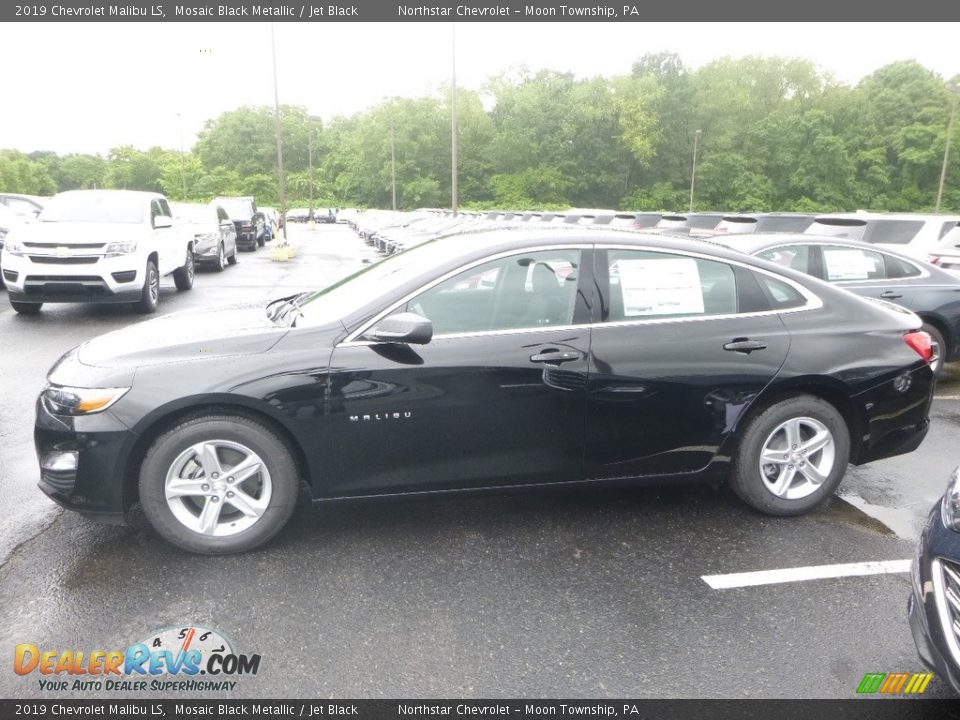 2019 Chevrolet Malibu LS Mosaic Black Metallic / Jet Black Photo #2
