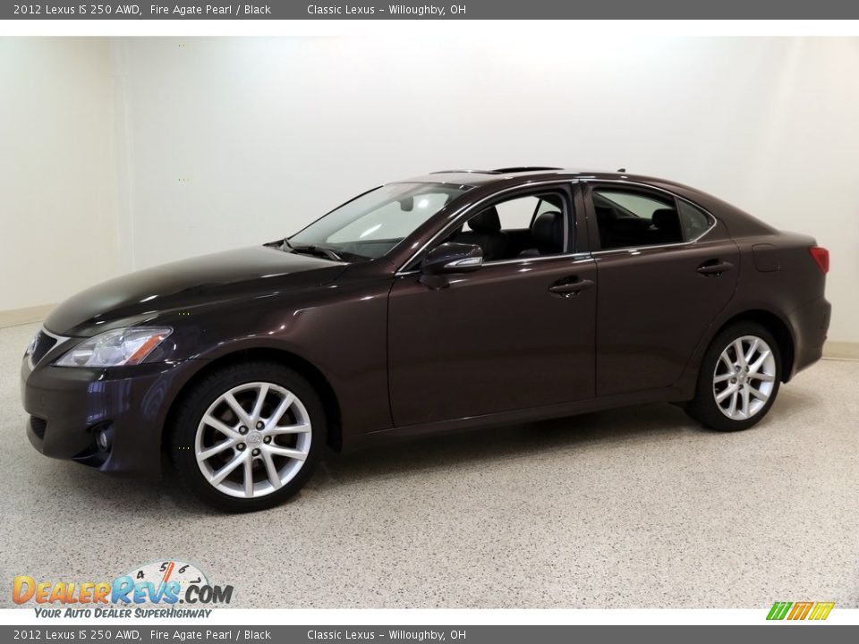 2012 Lexus IS 250 AWD Fire Agate Pearl / Black Photo #3