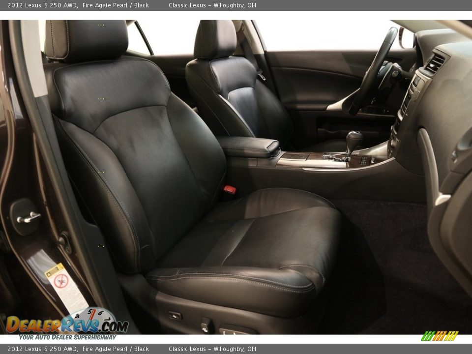 2012 Lexus IS 250 AWD Fire Agate Pearl / Black Photo #14