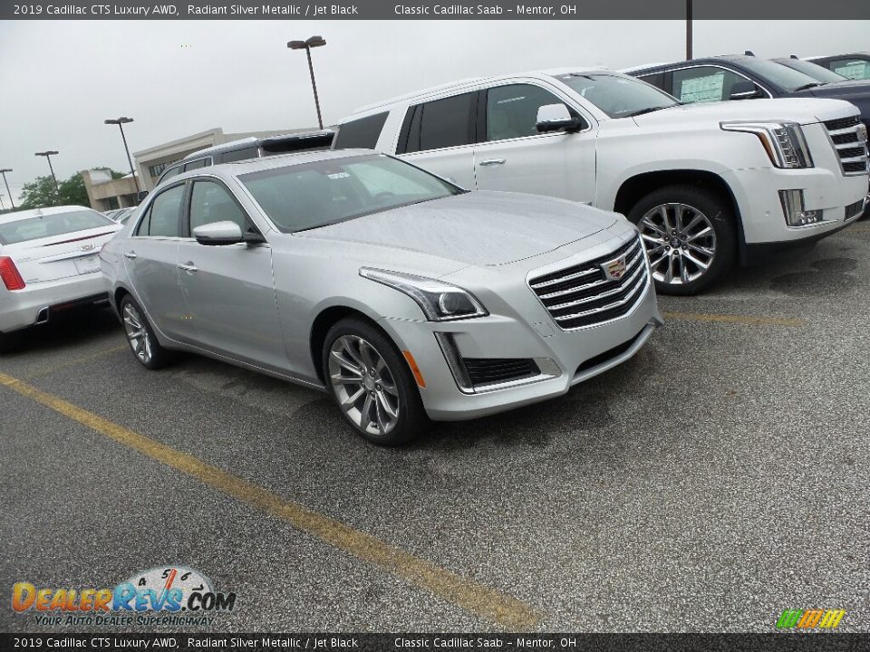 2019 Cadillac CTS Luxury AWD Radiant Silver Metallic / Jet Black Photo #1