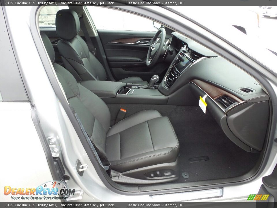 2019 Cadillac CTS Luxury AWD Radiant Silver Metallic / Jet Black Photo #3
