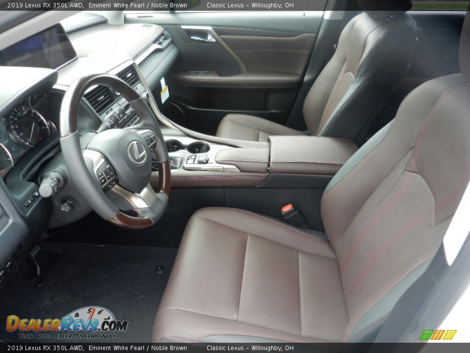 Noble Brown Interior - 2019 Lexus RX 350L AWD Photo #2