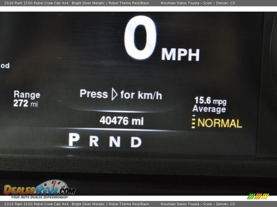 2016 Ram 1500 Rebel Crew Cab 4x4 Bright Silver Metallic / Rebel Theme Red/Black Photo #30