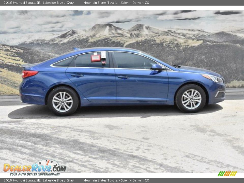 2016 Hyundai Sonata SE Lakeside Blue / Gray Photo #2