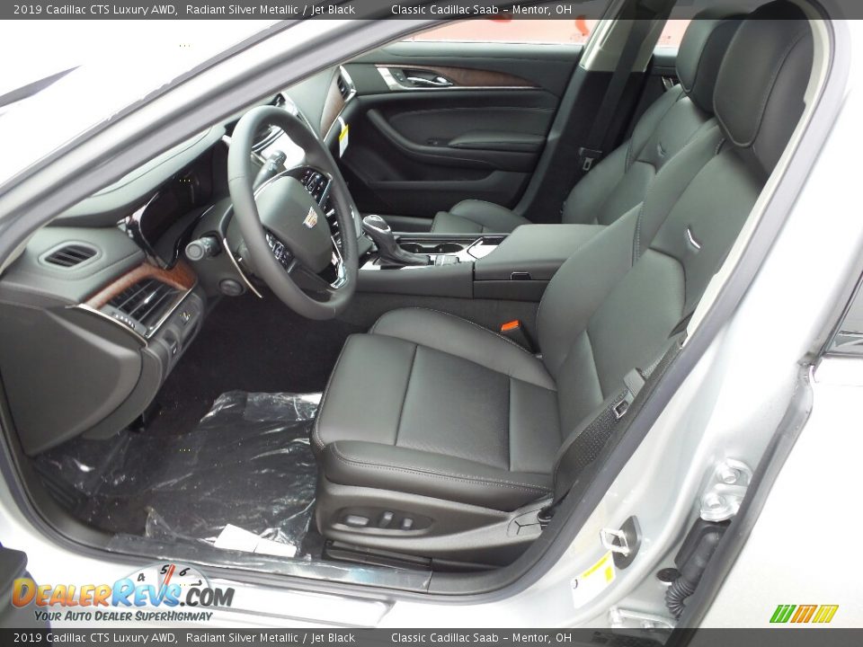 2019 Cadillac CTS Luxury AWD Radiant Silver Metallic / Jet Black Photo #3