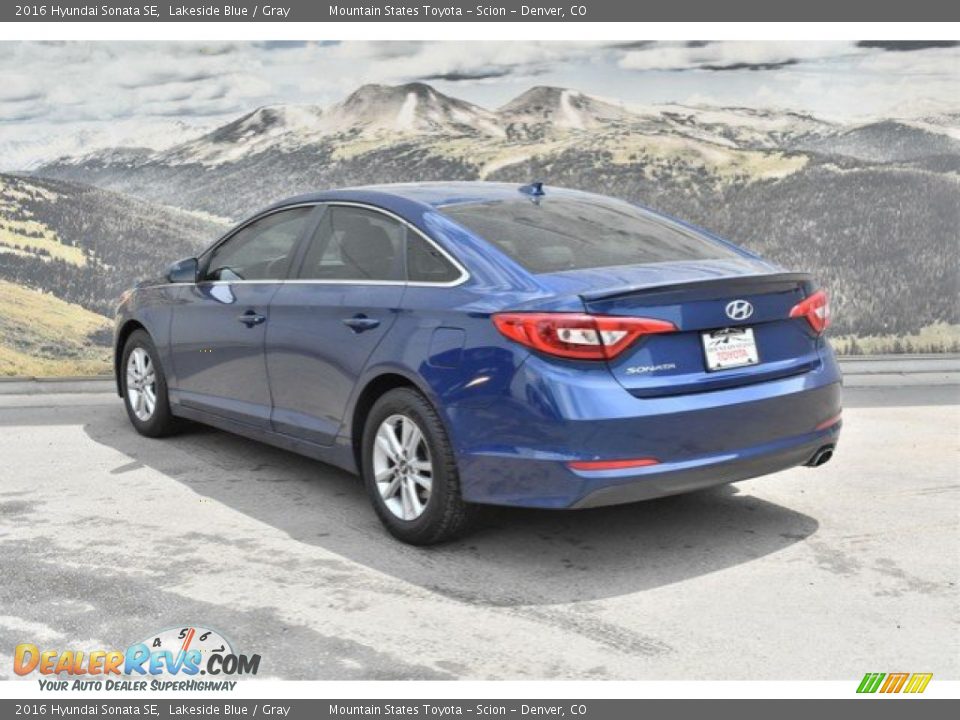 2016 Hyundai Sonata SE Lakeside Blue / Gray Photo #7