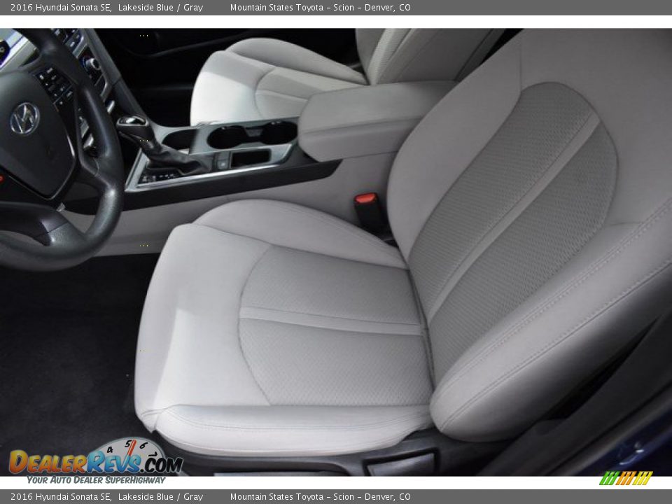 2016 Hyundai Sonata SE Lakeside Blue / Gray Photo #11