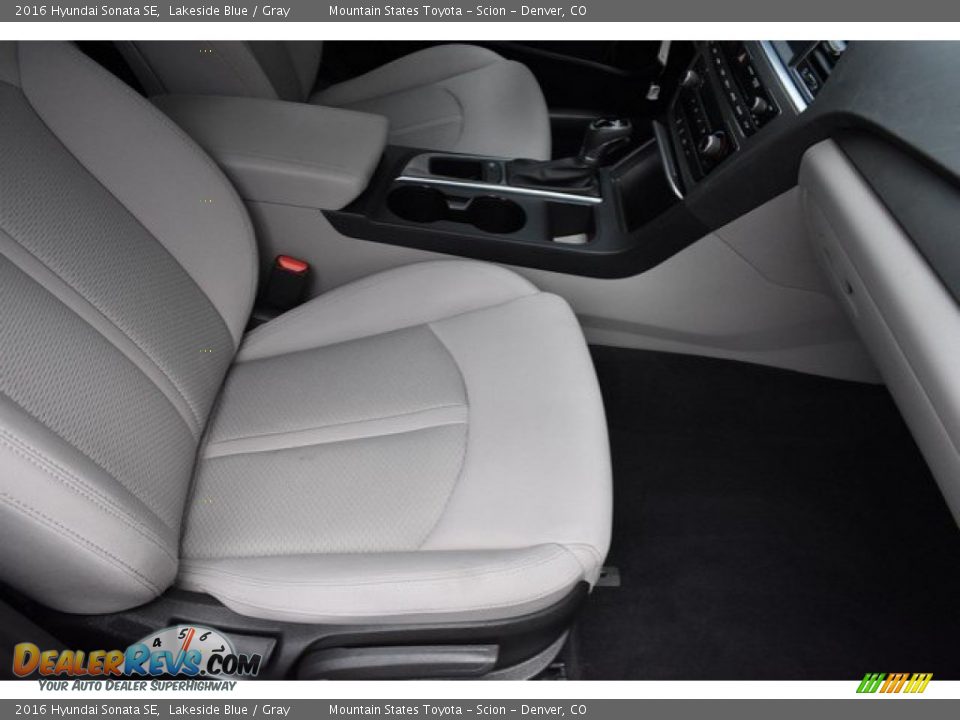 2016 Hyundai Sonata SE Lakeside Blue / Gray Photo #17