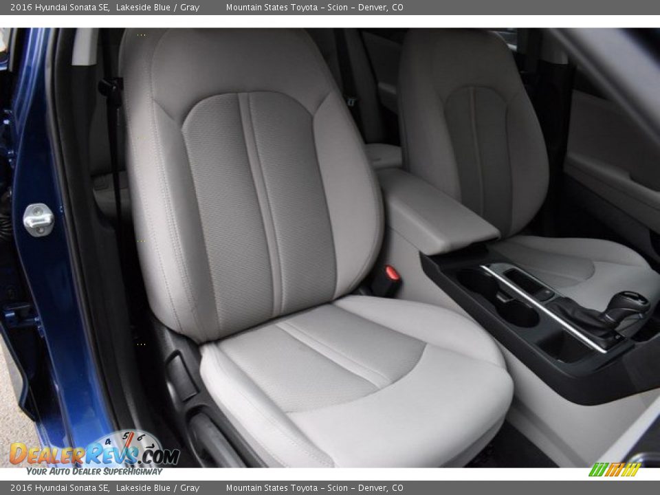 2016 Hyundai Sonata SE Lakeside Blue / Gray Photo #18