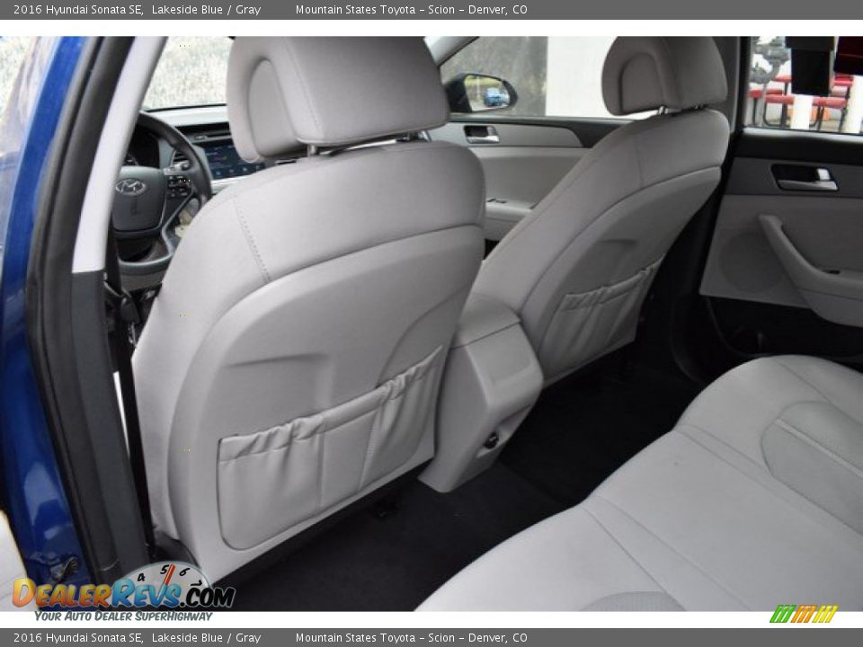 2016 Hyundai Sonata SE Lakeside Blue / Gray Photo #19