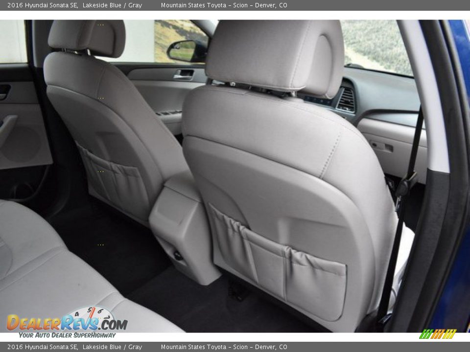 2016 Hyundai Sonata SE Lakeside Blue / Gray Photo #20