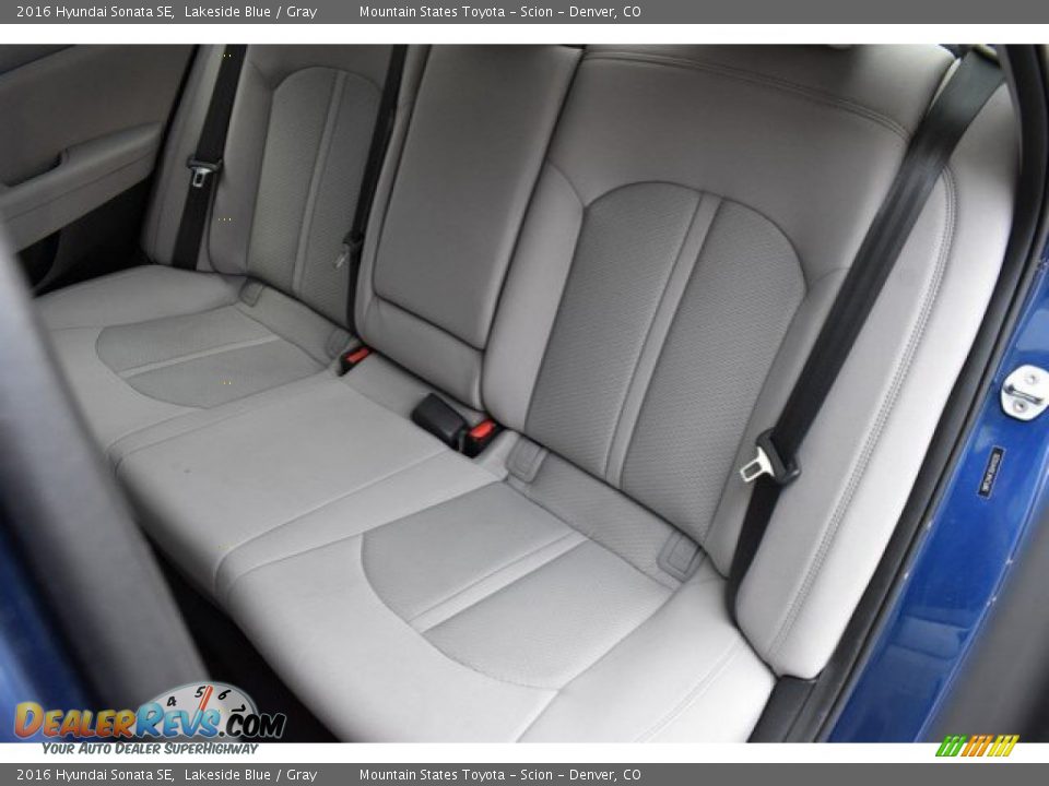 2016 Hyundai Sonata SE Lakeside Blue / Gray Photo #21