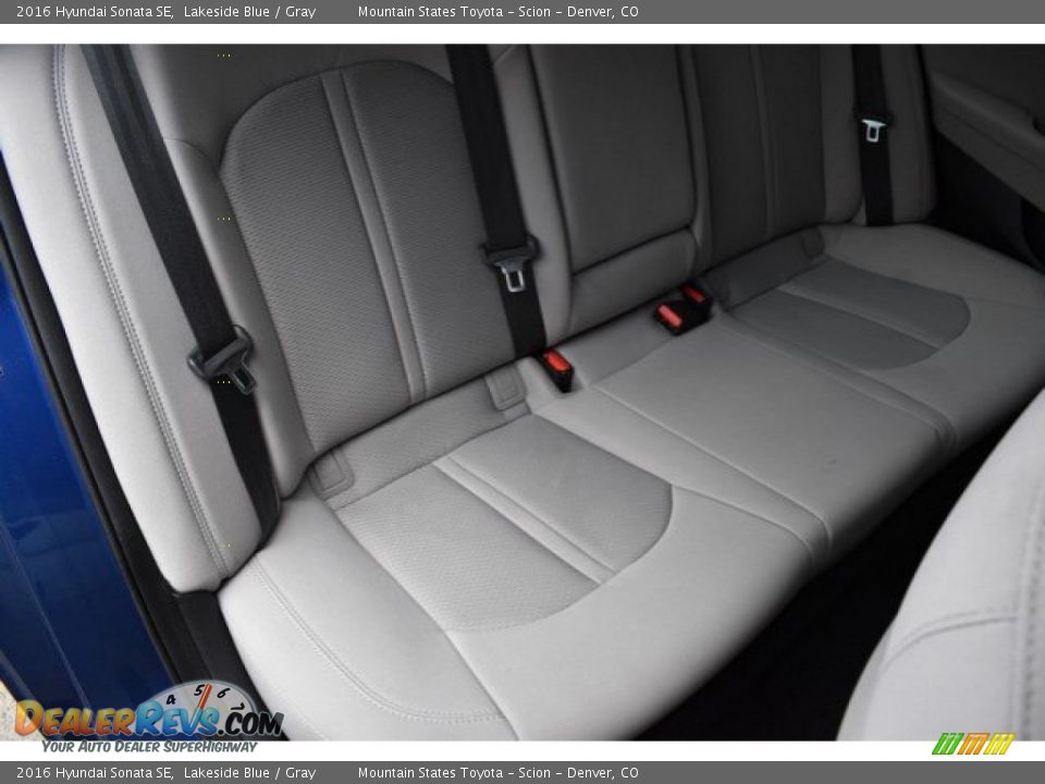 2016 Hyundai Sonata SE Lakeside Blue / Gray Photo #22