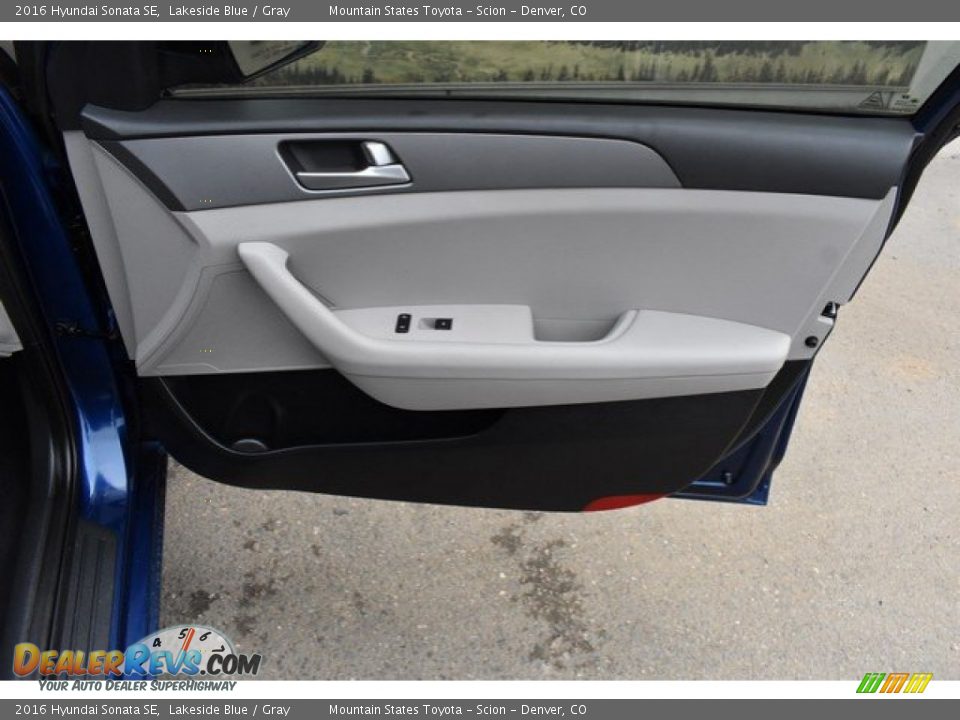 2016 Hyundai Sonata SE Lakeside Blue / Gray Photo #25