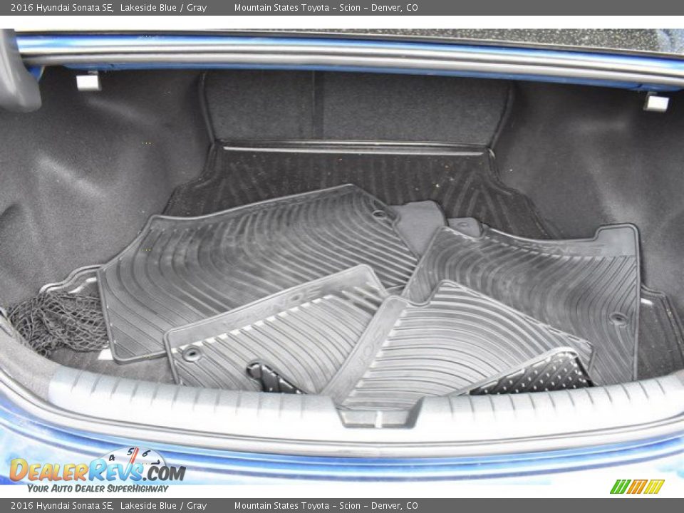 2016 Hyundai Sonata SE Lakeside Blue / Gray Photo #26