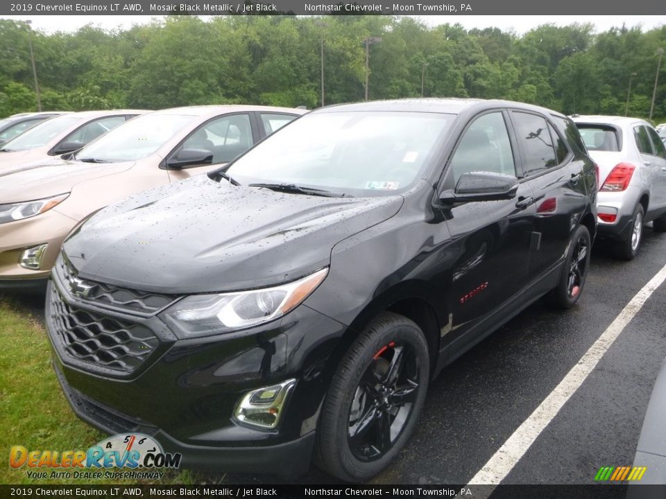 2019 Chevrolet Equinox LT AWD Mosaic Black Metallic / Jet Black Photo #1