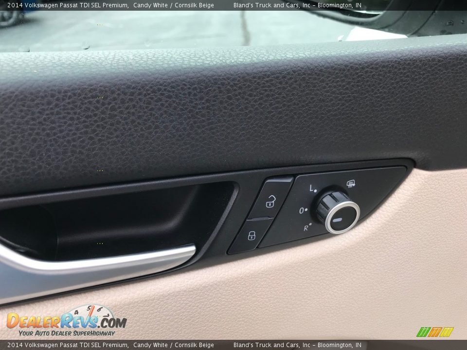 2014 Volkswagen Passat TDI SEL Premium Candy White / Cornsilk Beige Photo #11