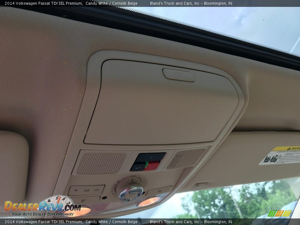 2014 Volkswagen Passat TDI SEL Premium Candy White / Cornsilk Beige Photo #14
