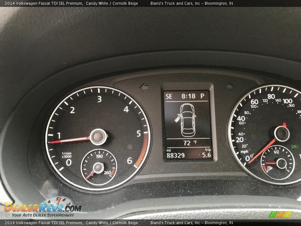 2014 Volkswagen Passat TDI SEL Premium Candy White / Cornsilk Beige Photo #17