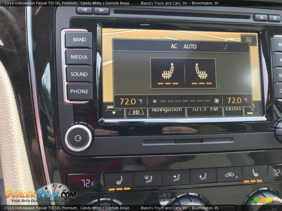 2014 Volkswagen Passat TDI SEL Premium Candy White / Cornsilk Beige Photo #20