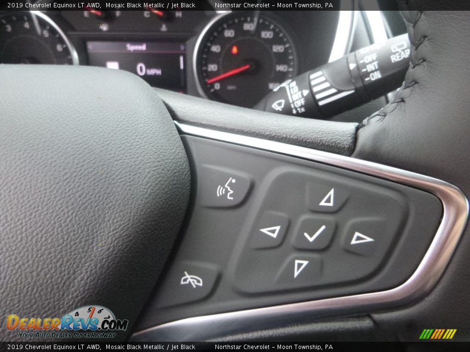 2019 Chevrolet Equinox LT AWD Mosaic Black Metallic / Jet Black Photo #17
