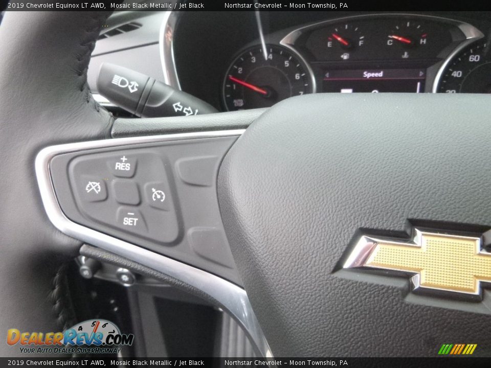 2019 Chevrolet Equinox LT AWD Mosaic Black Metallic / Jet Black Photo #18