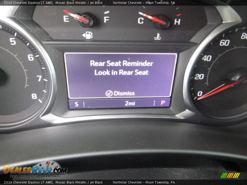 2019 Chevrolet Equinox LT AWD Mosaic Black Metallic / Jet Black Photo #20