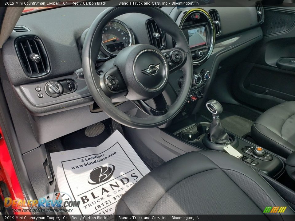 Carbon Black Interior - 2019 Mini Countryman Cooper Photo #7