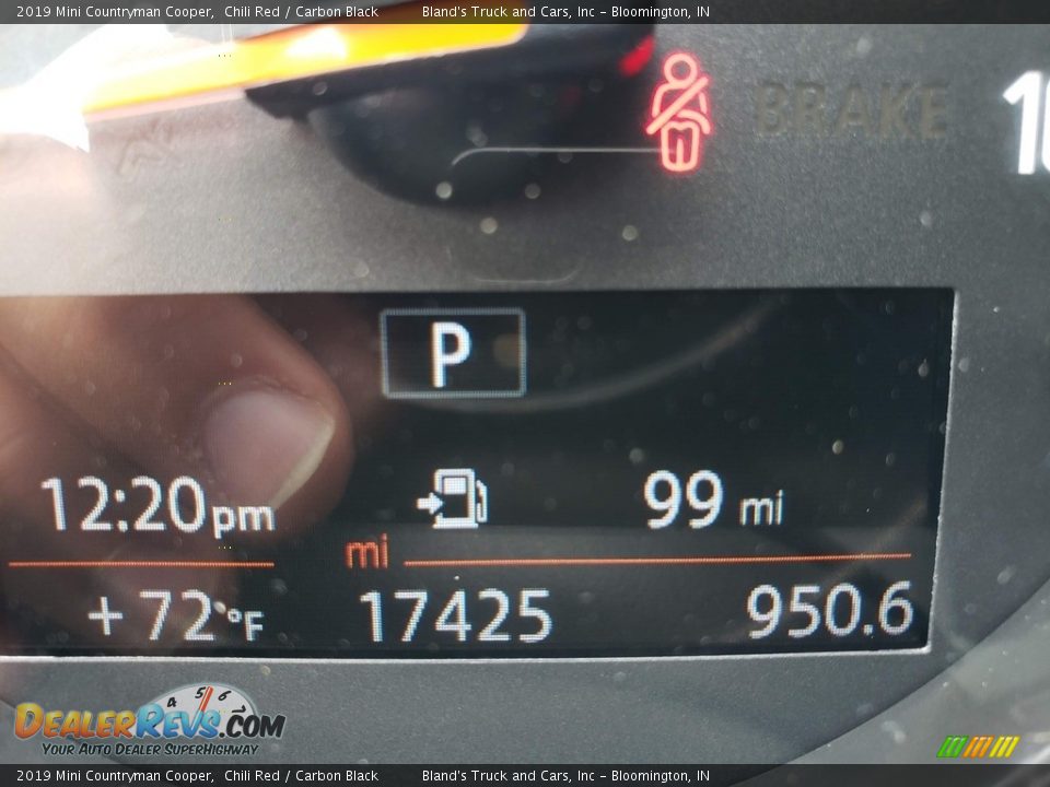 2019 Mini Countryman Cooper Chili Red / Carbon Black Photo #13