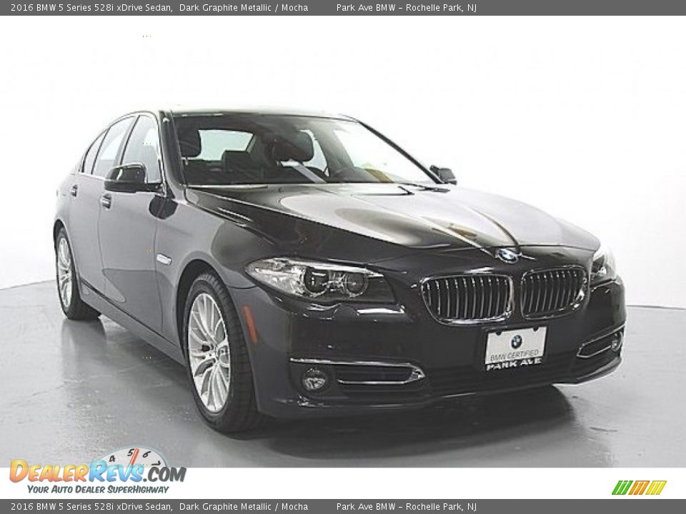 2016 BMW 5 Series 528i xDrive Sedan Dark Graphite Metallic / Mocha Photo #3
