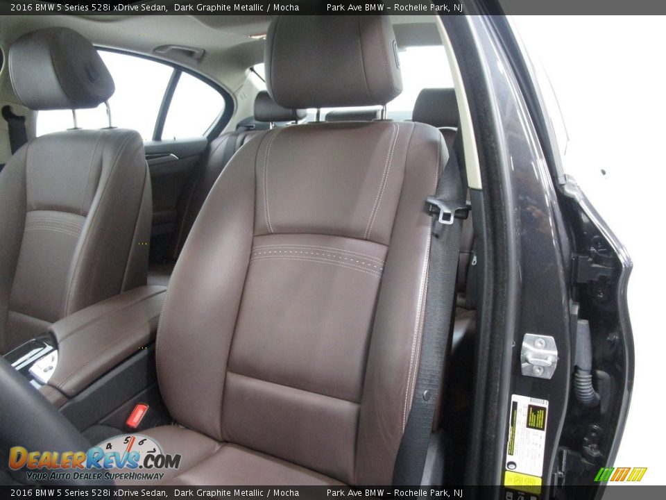 2016 BMW 5 Series 528i xDrive Sedan Dark Graphite Metallic / Mocha Photo #6