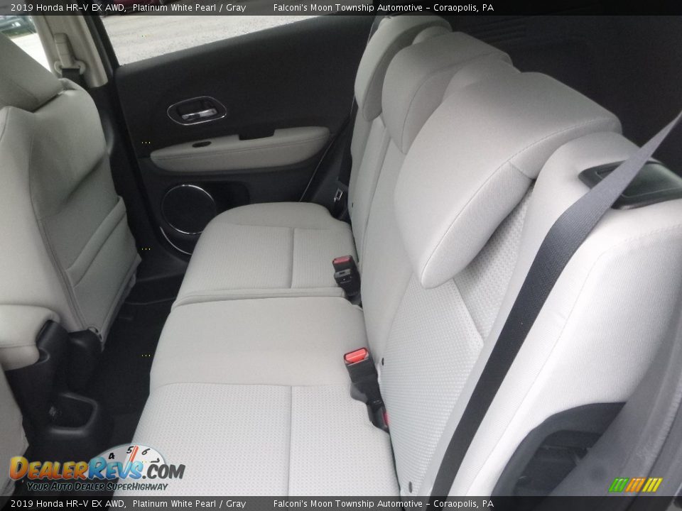 2019 Honda HR-V EX AWD Platinum White Pearl / Gray Photo #9