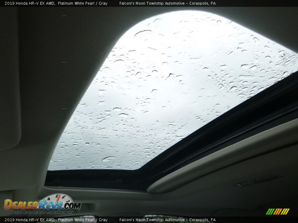 2019 Honda HR-V EX AWD Platinum White Pearl / Gray Photo #13