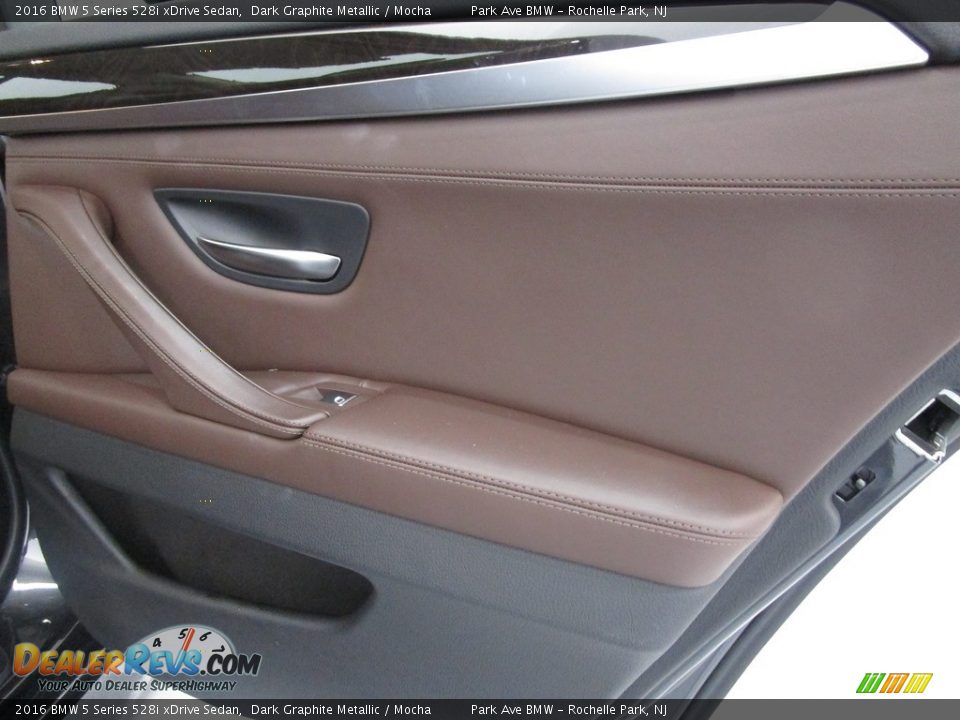 2016 BMW 5 Series 528i xDrive Sedan Dark Graphite Metallic / Mocha Photo #14