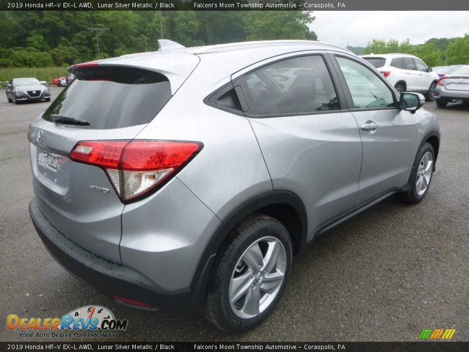 2019 Honda HR-V EX-L AWD Lunar Silver Metallic / Black Photo #4