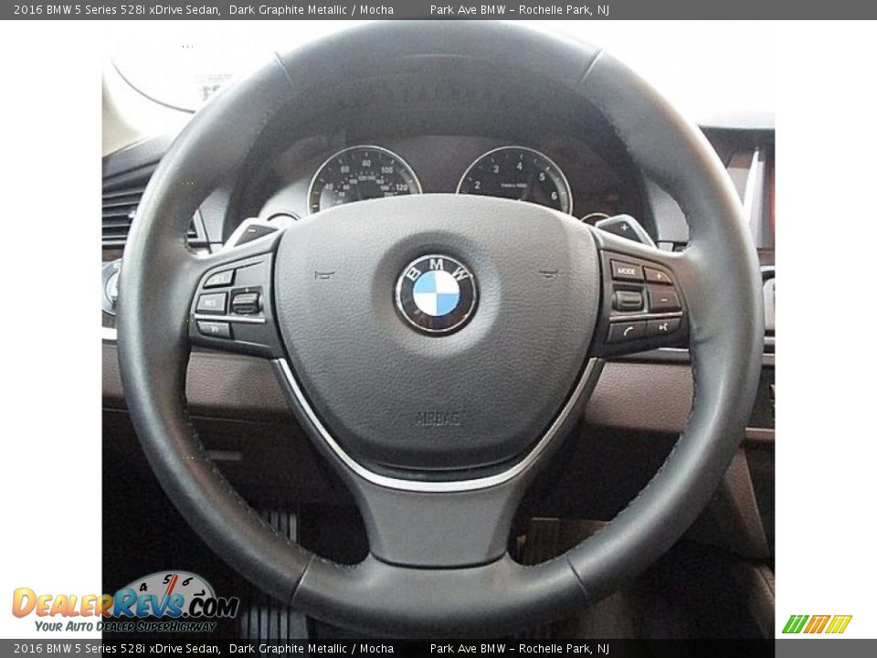 2016 BMW 5 Series 528i xDrive Sedan Dark Graphite Metallic / Mocha Photo #21