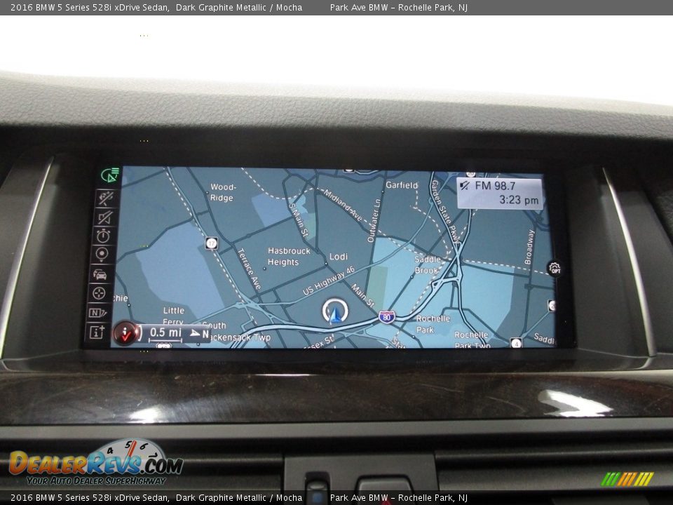 2016 BMW 5 Series 528i xDrive Sedan Dark Graphite Metallic / Mocha Photo #23