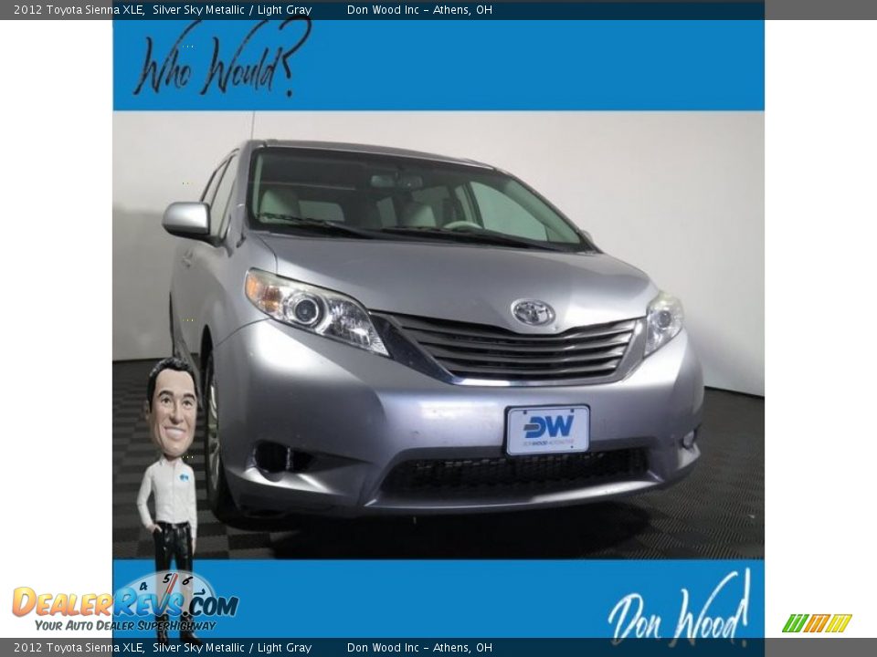 2012 Toyota Sienna XLE Silver Sky Metallic / Light Gray Photo #1