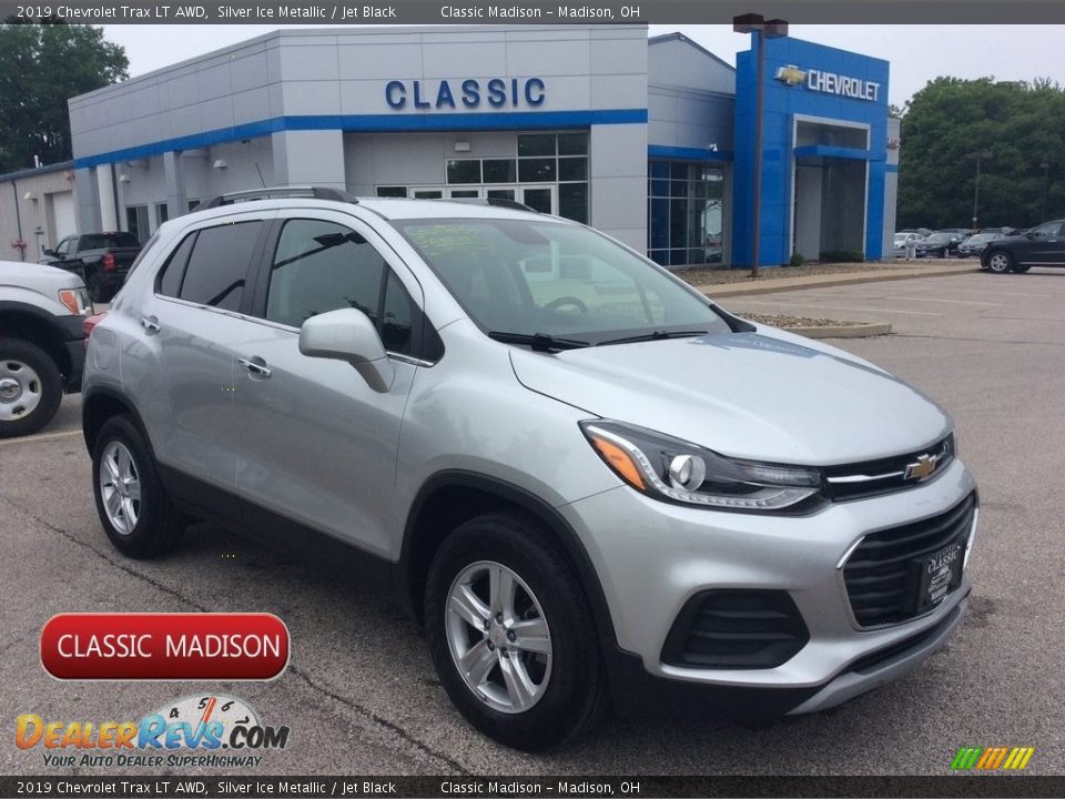 2019 Chevrolet Trax LT AWD Silver Ice Metallic / Jet Black Photo #1