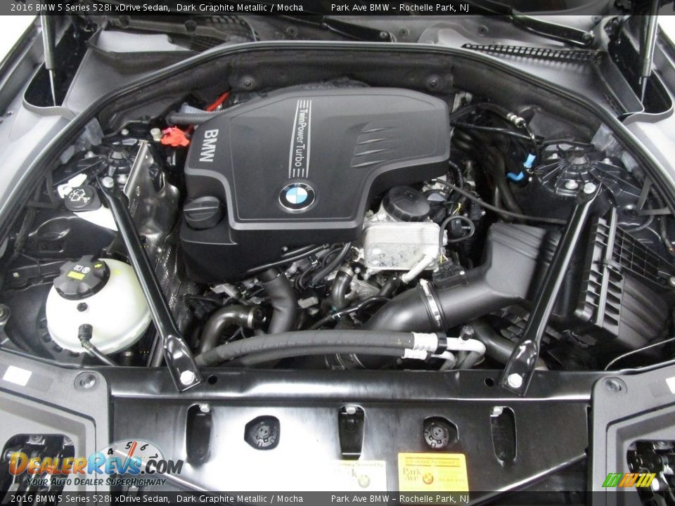 2016 BMW 5 Series 528i xDrive Sedan Dark Graphite Metallic / Mocha Photo #26