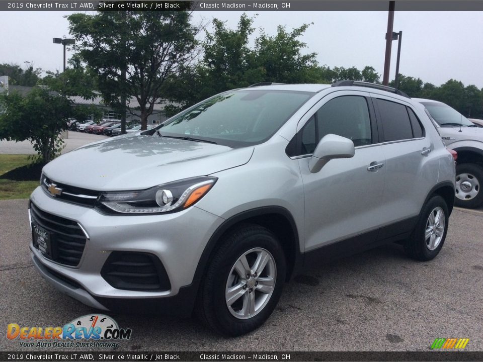 2019 Chevrolet Trax LT AWD Silver Ice Metallic / Jet Black Photo #3