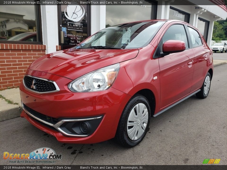 2018 Mitsubishi Mirage ES Infrared / Dark Gray Photo #2