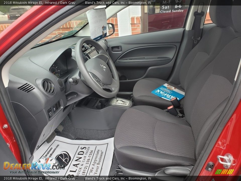 2018 Mitsubishi Mirage ES Infrared / Dark Gray Photo #6