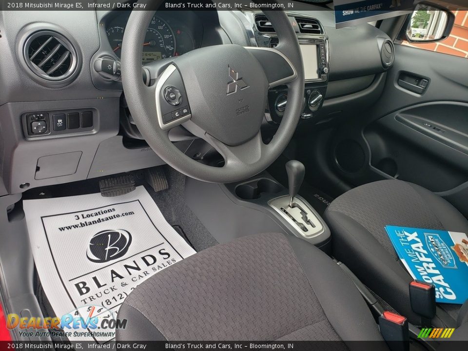 2018 Mitsubishi Mirage ES Infrared / Dark Gray Photo #7
