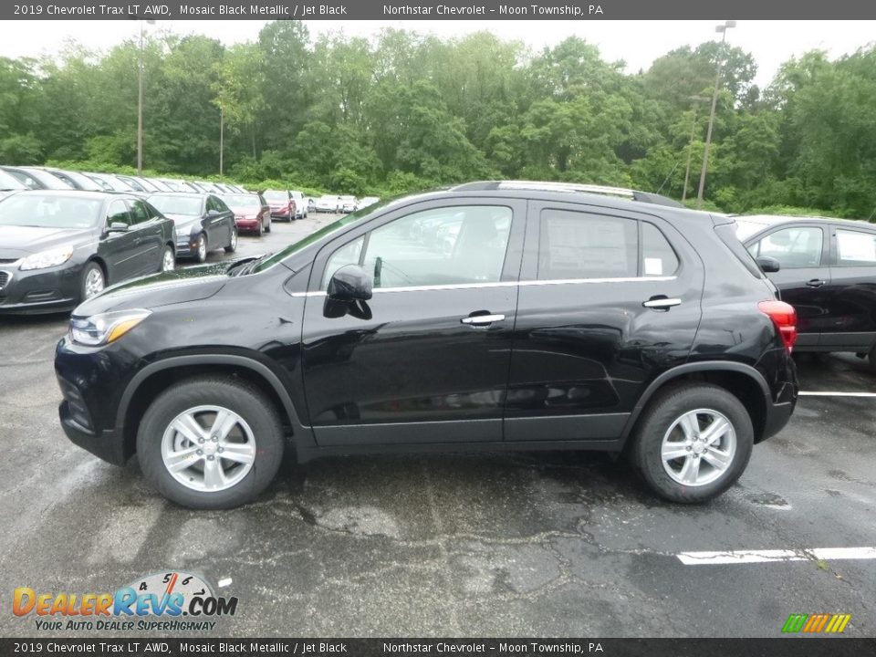 2019 Chevrolet Trax LT AWD Mosaic Black Metallic / Jet Black Photo #2