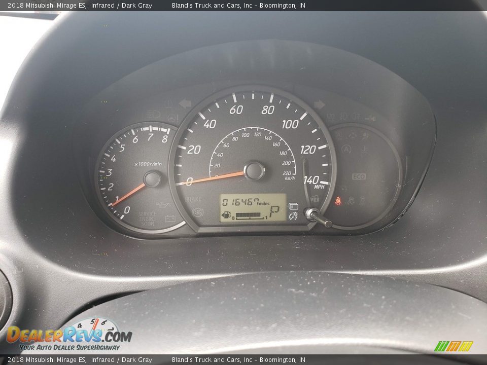 2018 Mitsubishi Mirage ES Infrared / Dark Gray Photo #10