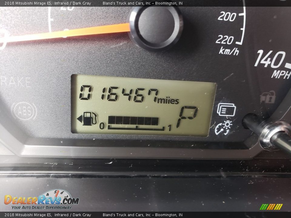 2018 Mitsubishi Mirage ES Infrared / Dark Gray Photo #11