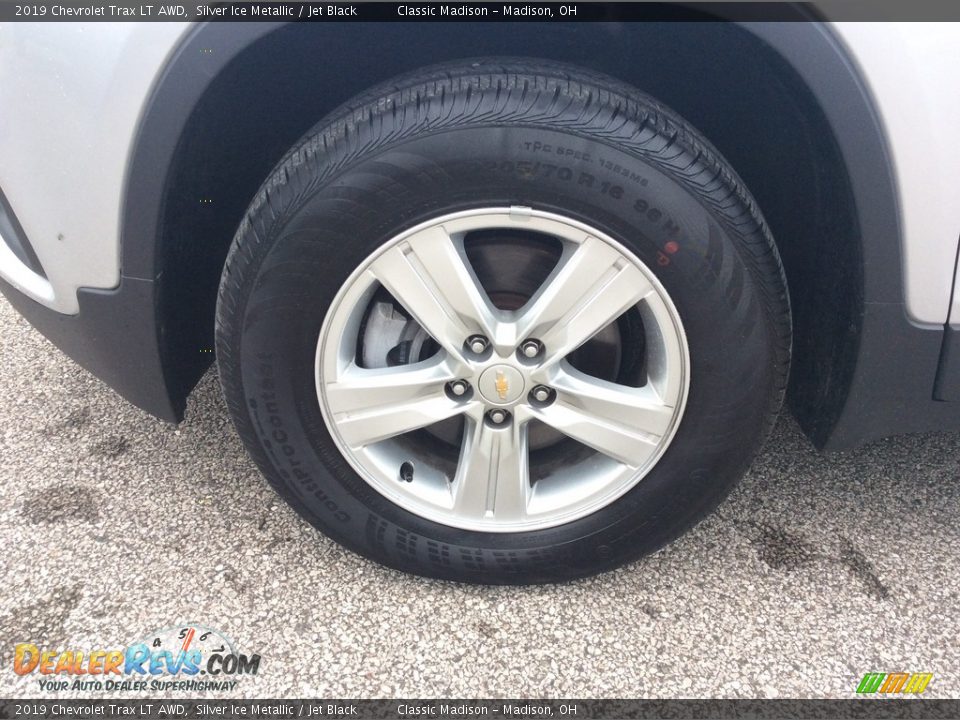 2019 Chevrolet Trax LT AWD Silver Ice Metallic / Jet Black Photo #12