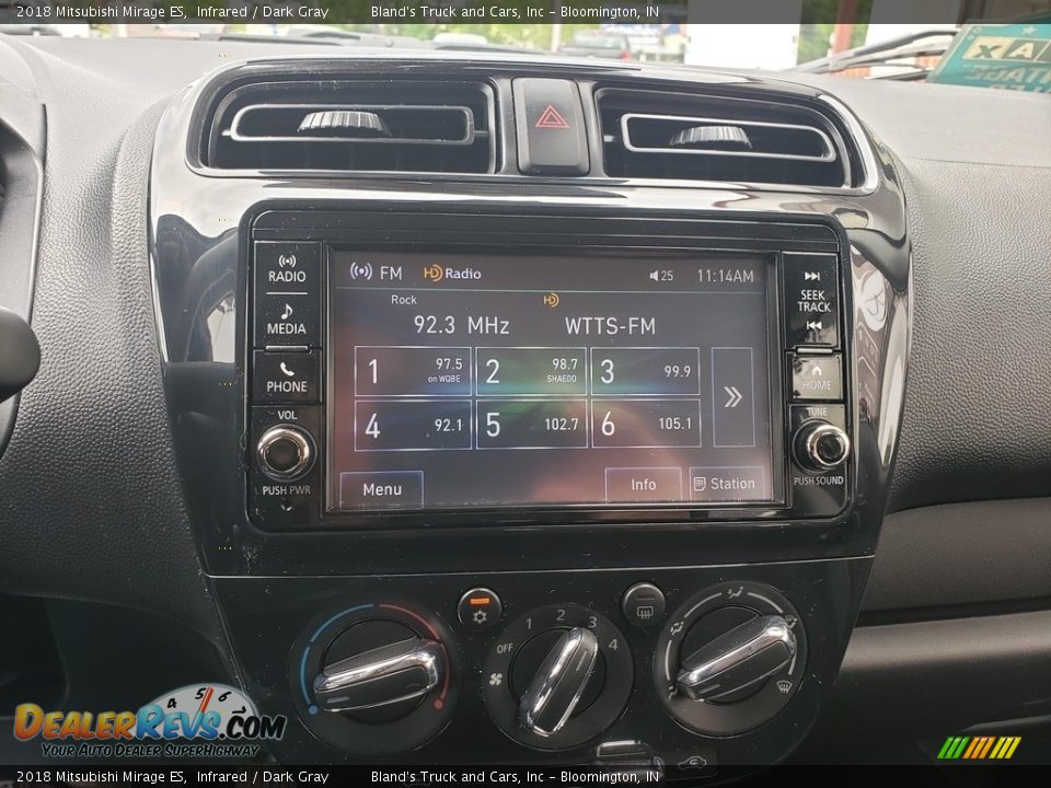 2018 Mitsubishi Mirage ES Infrared / Dark Gray Photo #12
