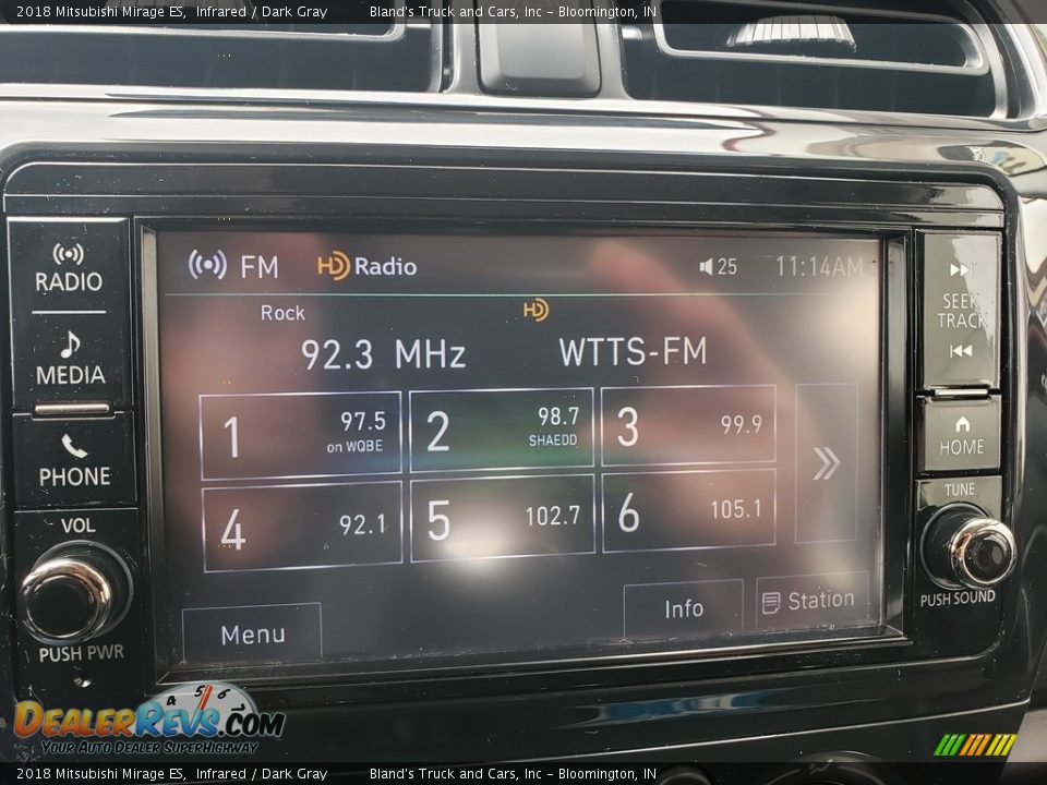 2018 Mitsubishi Mirage ES Infrared / Dark Gray Photo #13